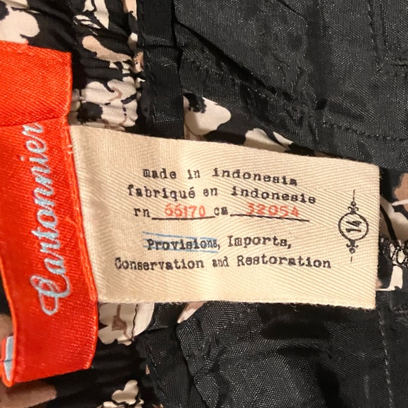 Anthropologie Cartonnier Nassella Floral Ankle Crop Trouser Pant size 14 - Picture 4 of 9